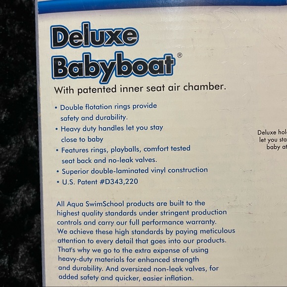 AQUA LEISURE The Original Swim School Deluxe Babyboat - Picture 4 of 6